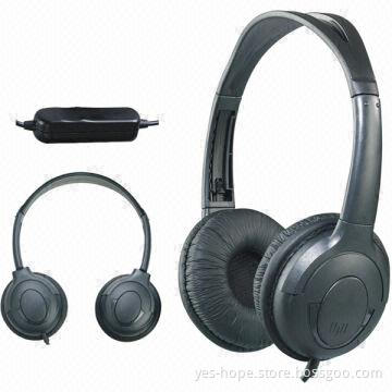 Noise-canceling Headphone with 20Hz to 20kHz Frequency Response, 32Ω Impedance